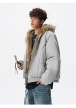 Load image into Gallery viewer, Reversible vintage faux fur jacket
