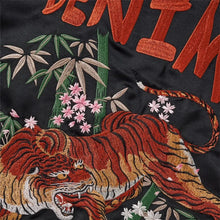 Load image into Gallery viewer, Premium &quot;denim&quot; jungle tiger sukajan jacket
