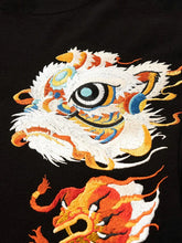 Load image into Gallery viewer, Lion head embroidery T-shirt