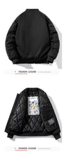 Load image into Gallery viewer, Space man solid bomber jacket