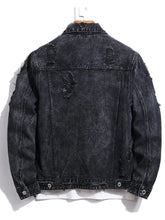 Load image into Gallery viewer, Vintage ragged &quot;atama&quot; denim jacket