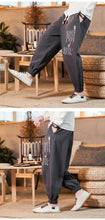 Load image into Gallery viewer, Kōjin kanji harem pants