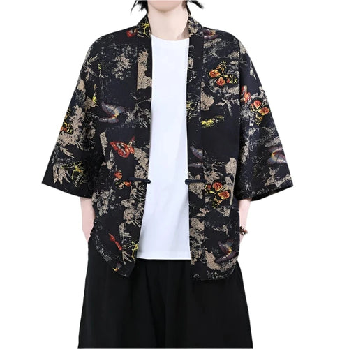 Mosaic design kimono