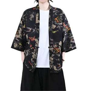 Mosaic design kimono