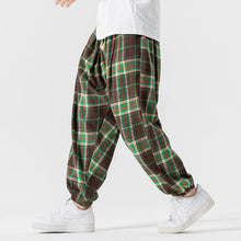 Load image into Gallery viewer, &quot;Benjiro&quot; plaid harem pants