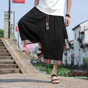 "fuyu" ankle length harem pants