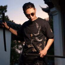 Load image into Gallery viewer, Hyper premium embroidery roosters T-shirt