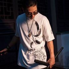 Load image into Gallery viewer, Hyper premium embroidery roosters T-shirt