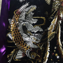 Load image into Gallery viewer, Hyper Premium embroidery carp vs phoenix sakura sukajan jacket