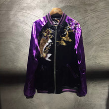 Load image into Gallery viewer, Hyper Premium embroidery carp vs phoenix sakura sukajan jacket