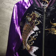 Load image into Gallery viewer, Hyper Premium embroidery carp vs phoenix sakura sukajan jacket