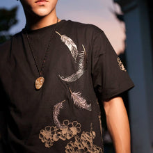 Load image into Gallery viewer, Hyper premium embroidery roosters T-shirt