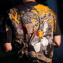 Load image into Gallery viewer, Hyper premium embroidery roosters T-shirt