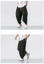 Load image into Gallery viewer, Draw elastic ankle harem pants