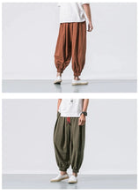 Load image into Gallery viewer, Draw elastic ankle harem pants