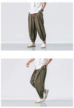 Load image into Gallery viewer, Draw elastic ankle harem pants