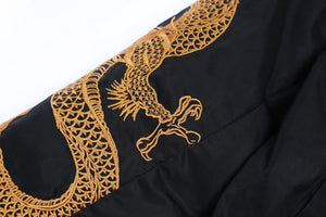 Hyper premium embroidery lucky dragon bomber jacket