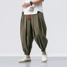 Load image into Gallery viewer, Draw elastic ankle harem pants