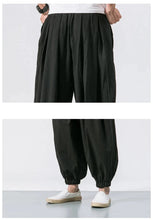 Load image into Gallery viewer, Draw elastic ankle harem pants