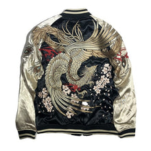 Load image into Gallery viewer, Hyper premium embroidery mystical bird sukajan souvenir jacket