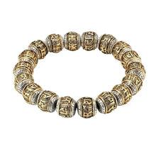 Load image into Gallery viewer, Golden tibetan buddha bracelet