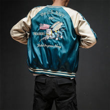 Load image into Gallery viewer, 2 sided East meets West Sukajan jacket Premium