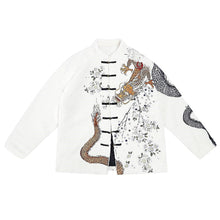 Load image into Gallery viewer, Hyper premium embroidery dragon beast cashmere/wool coat