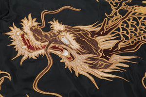 Hyper premium embroidery lucky dragon bomber jacket
