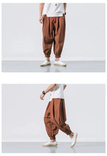 Load image into Gallery viewer, Draw elastic ankle harem pants