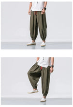 Load image into Gallery viewer, Draw elastic ankle harem pants