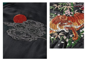 Ultra premium embroidery volcano tiger sukajan jacket