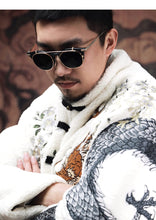 Load image into Gallery viewer, Hyper premium embroidery dragon beast cashmere/wool coat
