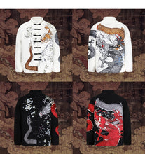 Load image into Gallery viewer, Hyper premium embroidery dragon beast cashmere/wool coat