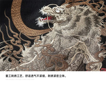 Load image into Gallery viewer, Ultra premium midnight beast embroidery sukajan baseball jacket