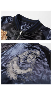 Hyper premium lion embroidery sukajan souvenir jacket