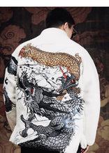 Load image into Gallery viewer, Hyper premium embroidery dragon beast cashmere/wool coat