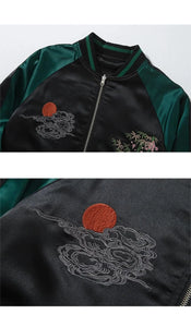 Ultra premium embroidery volcano tiger sukajan jacket