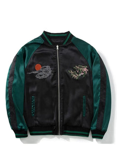 Ultra premium embroidery volcano tiger sukajan jacket