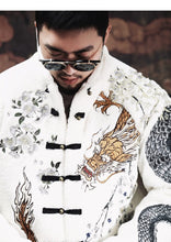 Load image into Gallery viewer, Hyper premium embroidery dragon beast cashmere/wool coat