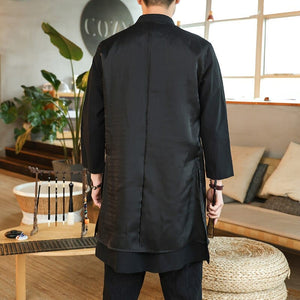 Wuxia heritage long jacket