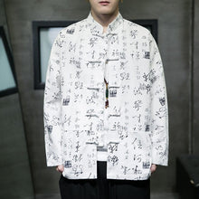 Load image into Gallery viewer, Tang Dynasty hyper text kanji jacket