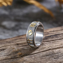 Load image into Gallery viewer, Kanji text stainless steel ring