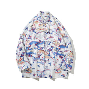Tang mystical dragon design jacket