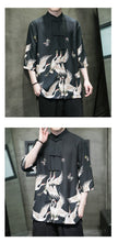 Load image into Gallery viewer, Vivid crane Tang shirt