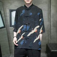 Load image into Gallery viewer, Vivid crane Tang shirt