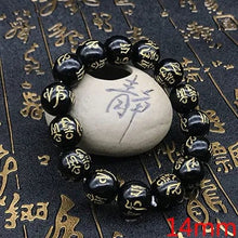 Load image into Gallery viewer, Tibetan script carving buddha bracelet