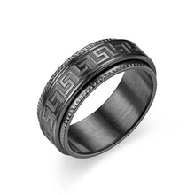 Load image into Gallery viewer, Titanium ancient script ring