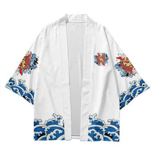 Load image into Gallery viewer, Koi splash kimono set top + bottoms