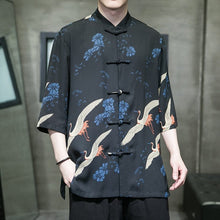 Load image into Gallery viewer, Vivid crane Tang shirt