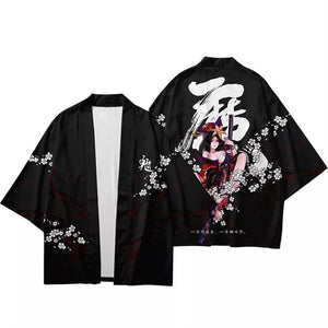 Geisha warrior kimono set top + bottoms
